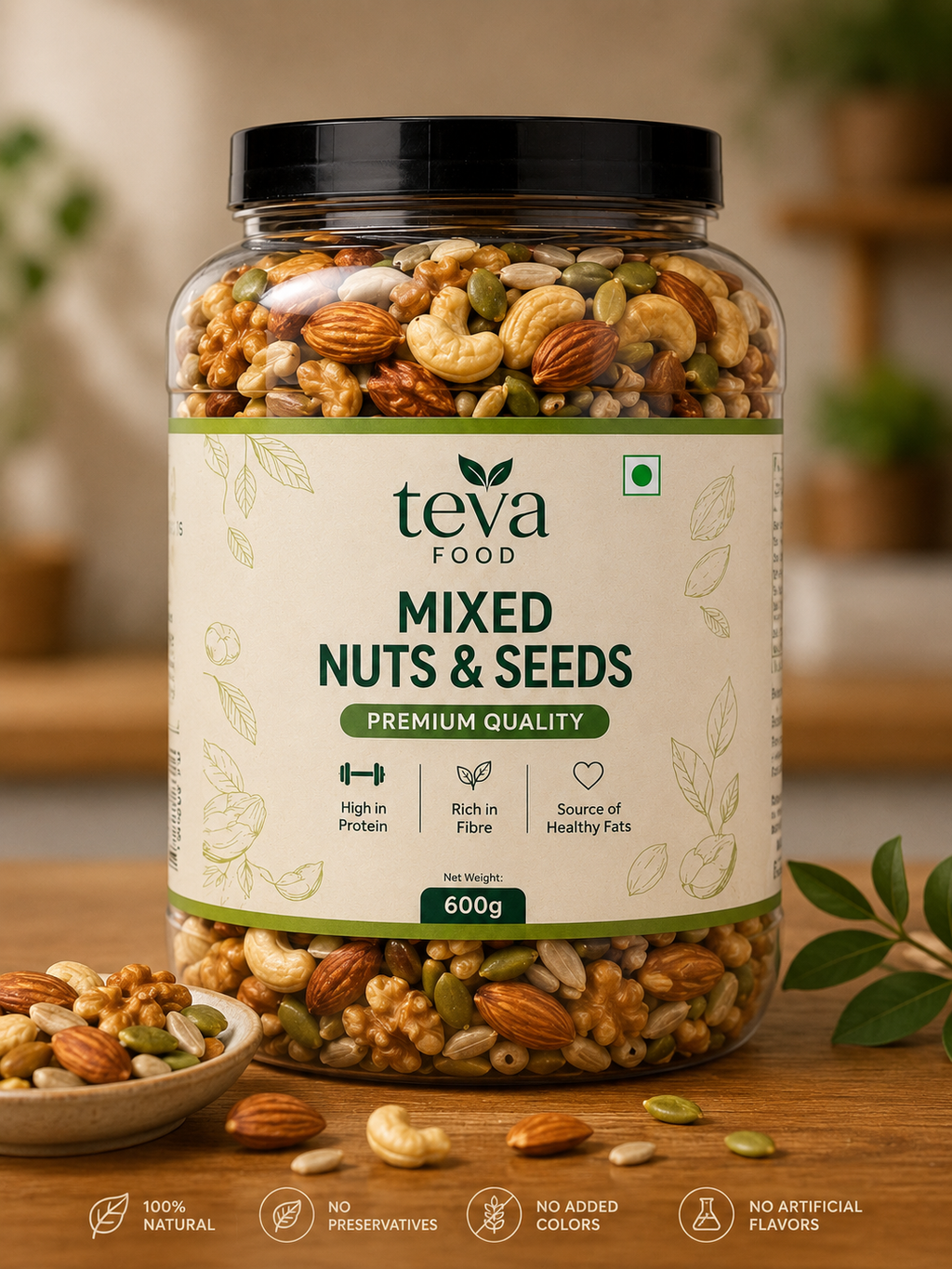 Premium Dry Fruits and Nuts Mix 600g – Teva Food